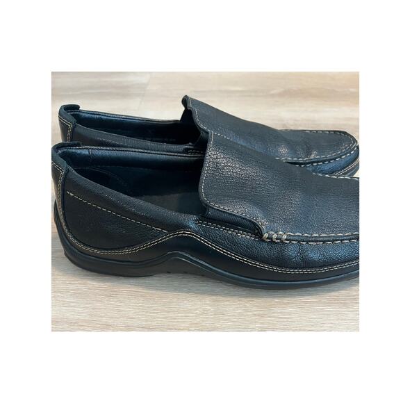 Cole Haan Loafers Men's Tucker Venetian Dress Black Leather 10 M - Picture 3 of 6